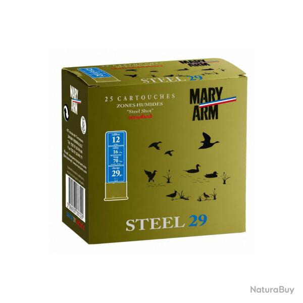 Cartouche Mary Arm Steel 29 Cal. 12 PB n�7+8 x25