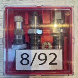 Jeu d'outils de rechargement 8 mm French - 3 dies avec coffret