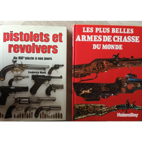 Lot de 2 livres arme ancienne et collection