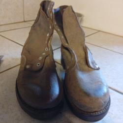 Brodequin fin de guerre ww2 de petite taille 29