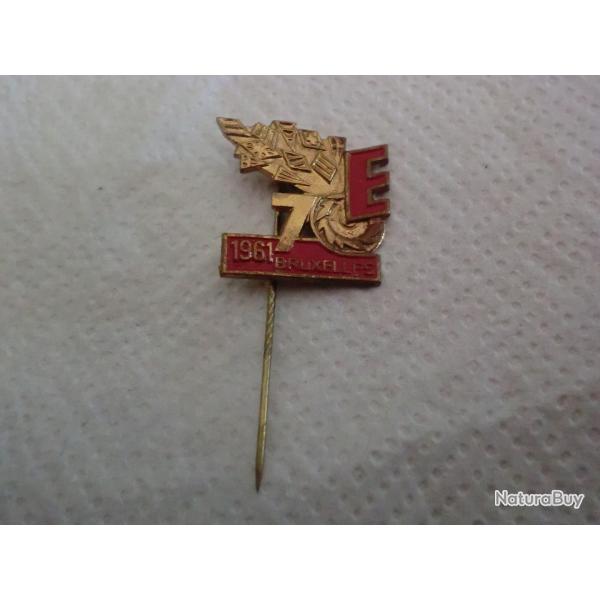 insigne �pingle   7� 1961 bruxelles