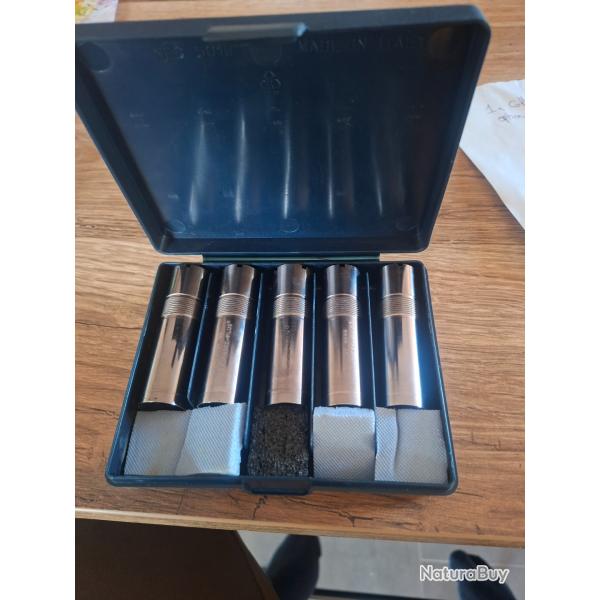 1 x coffret de 5 chokes beretta optima plus