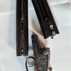 Fusil Juxtapos&eacute; BOUCHER Contre Platine Cal. 12/65 tr&egrave;s peu servi