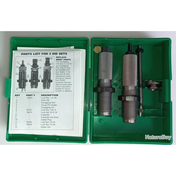 Jeux d'outils RCBS 7x65R ref 26701 + shell holder n�26