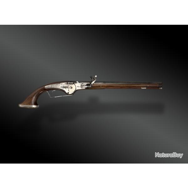 PISTOLET � ROUET, SIGN� J.P. CLETT ALLEMAGNE XVII�ME SI�CLE - VERS 1640 - EX COLLECTION VISSER