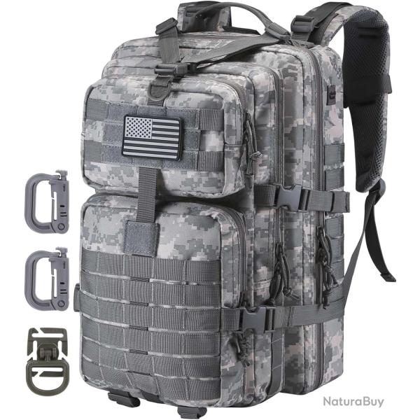 Sac � Dos Tactique Militaire Molle Chasse Randonn�e Escalade Grand Volume Anneaux en Camouflage