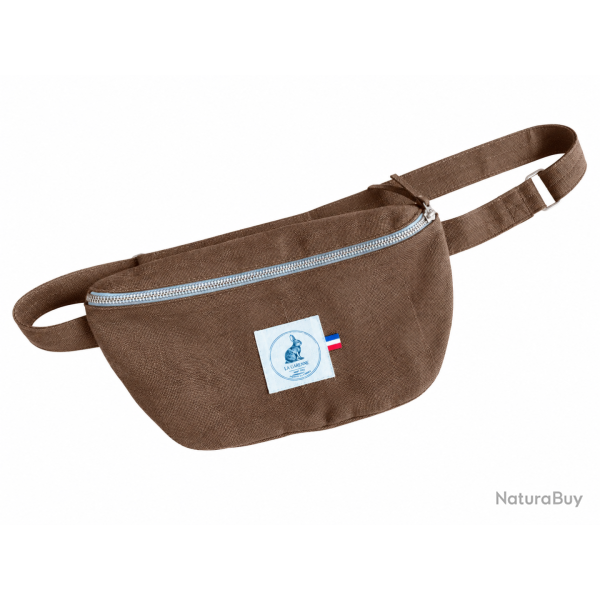 Sac banane hiver en lin  Femme - Marron - La Garenne - Marron