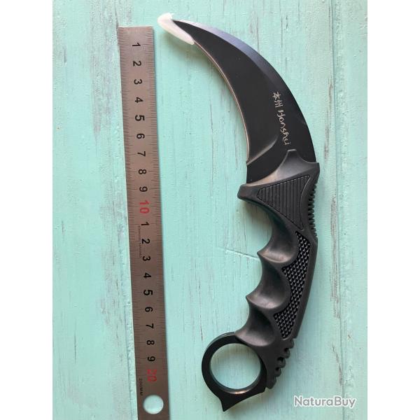 Lot de deux couteaux - Push Dagger et Karambit - gamme Honshu (United Cutlery)