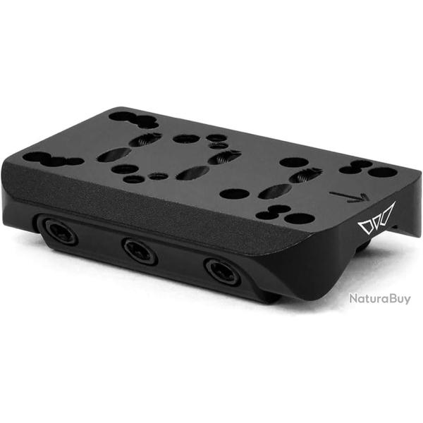 SUPPORT WARNE REFLEX RED DOT POUR POINTS ROUGES FUSILS  BANDE VENTILEE DE 6 A 8MM