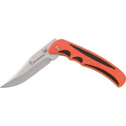 Couteau Pliant Browning Blaze Lame Acier Inox Manche Nylon Orange et Noir Linerlock BR0492