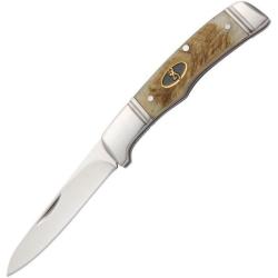Couteau Pliant Browning Joint Venture Lame Acier 8Cr13MoV Manche Corne de B&eacute;lier BR0011