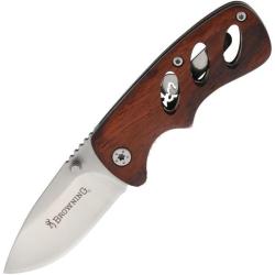 Couteau Pliant Browning Small Cocobolo Lame Acier 440 Manche Bois de Cocobolo Linerlock BR0097