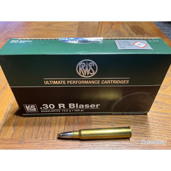 Balles RWS 30R Blaser KS 13 / 200gr