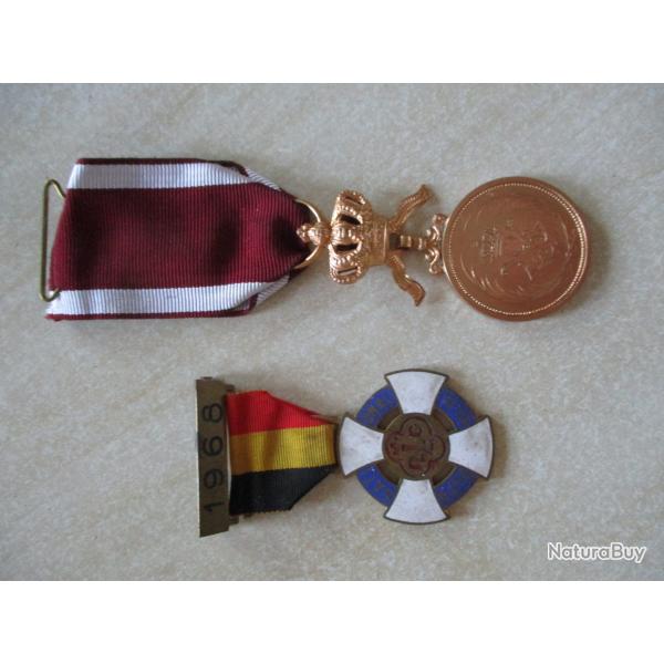 m�daille belge 35 ans de travail