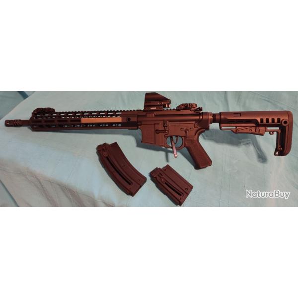 Carabine Hammerli TAC R1 22LR + point rouge + chargeur 20 coups