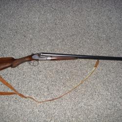 Fusil  juxtapos&eacute; GARNIER &agrave; LYON cal 12 :70 mm Bon &eacute;tat.