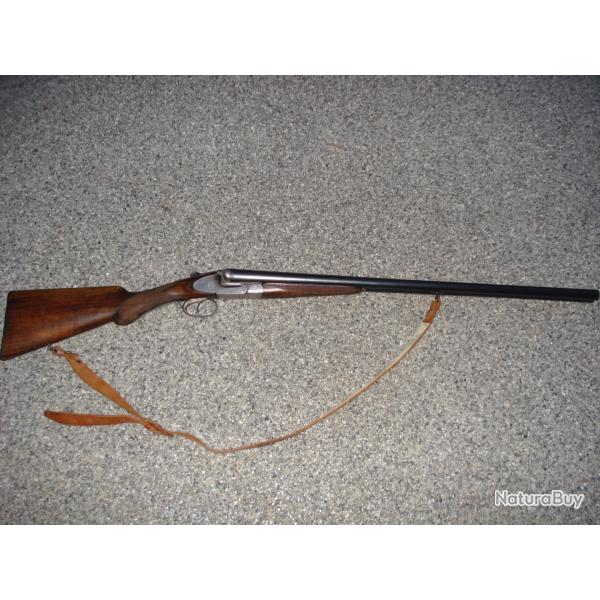 Fusil  juxtapos� GARNIER � LYON cal 12 :70 mm Bon �tat.