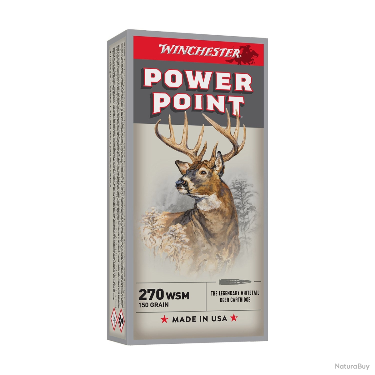 Point2se Wahoo ! Balles Winchester Power Point - Cal. 270 WSM - 270 WSM / Par 3 ...