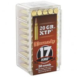 Cartouche Hornady cal 17 HMR 20 gr XTP