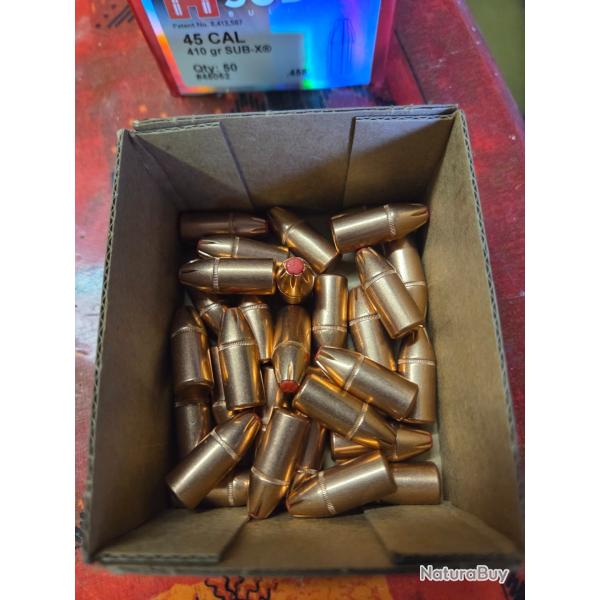 30 ogives hornady sub x. 458
