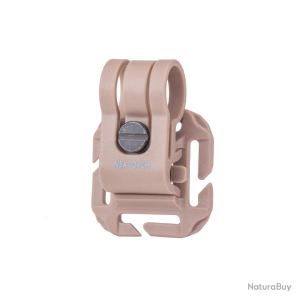 Accessoire de casque Nextorch Fixation GLO-TOOB pour casque - Tan