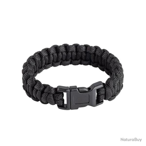 Accessoire de survie A10 Equipment Bracelet en paracorde - Noir / S