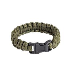 Accessoire de survie A10 Equipment Bracelet en paracorde - Vert Olive / M