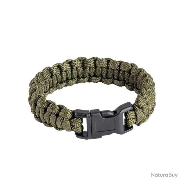 Accessoire de survie A10 Equipment Bracelet en paracorde - Vert Olive / L