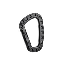 Accessoire MOLLE A10 Equipment Mousqueton asym&eacute;trique en 100 % - Noir