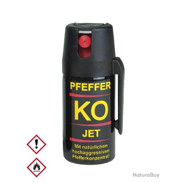 A�rosol de d�fense au poivre Mil-Tec 40 ml jet direct - Autre
