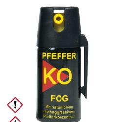 A&eacute;rosol de d&eacute;fense Mil-Tec au poivre OC 40 ml jet brouillard - Autre