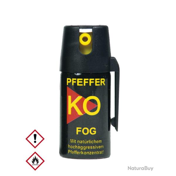 A�rosol de d�fense Mil-Tec au poivre OC 40 ml jet brouillard - Autre