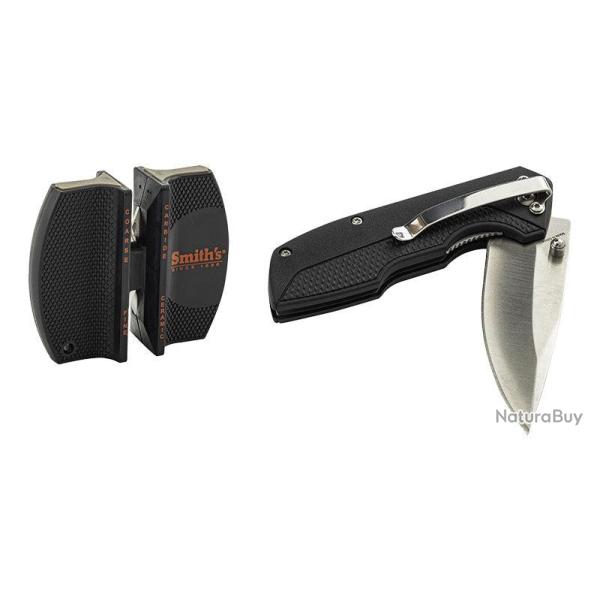 Aiguiseur Smith's EdgeSport Combo - Noir