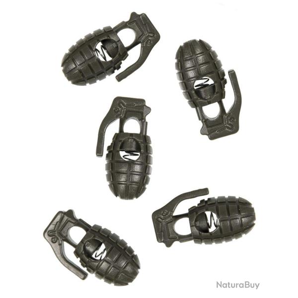 Arr�t de cordon Mil-Tec Grenade - Vert olive