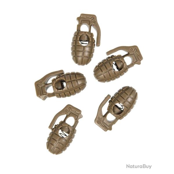 Arr�t de cordon Mil-Tec Grenade - Coyote