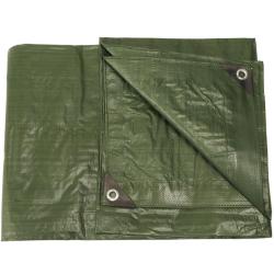 B&acirc;che multi-usage Mil-Tec en poly&eacute;thyl&egrave;ne 3 x 4 m - Vert olive