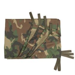 B&acirc;che multi-usages Mil-Tec Tarp 300 &times; 220 cm polyester Oxford - Woodland / 3 x 2.2 m