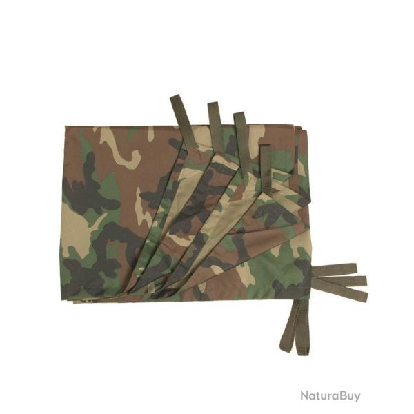 B�che multi-usages Mil-Tec Tarp 300 � 220 cm polyester Oxford - Woodland / 3 x 2.2 m