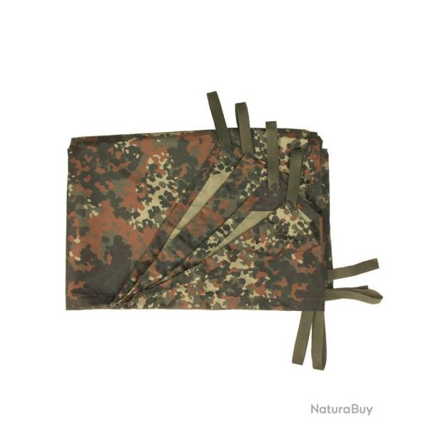 B�che multi-usages Mil-Tec Tarp 300 � 220 cm polyester Oxford - Flecktarn / 3 x 2.2 m