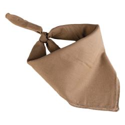 Bandana Mil-Tec en coton 53,5 x 53,5 cm &agrave; porter en tour - Coyote