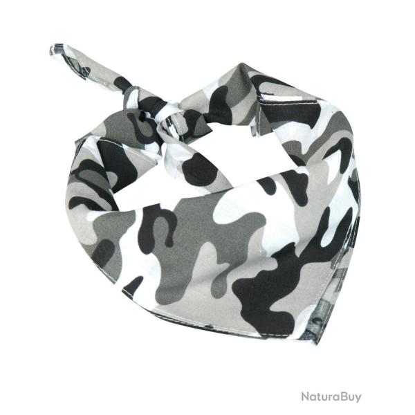 Bandana Mil-Tec en coton 53,5 x 53,5 cm � porter en tour - Urban