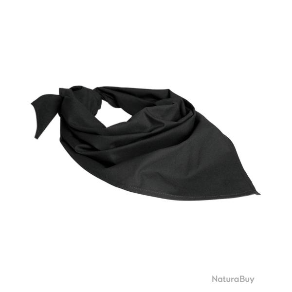 Bandana triangulaire type Bundeswehr Mil-Tec en coton - Noir