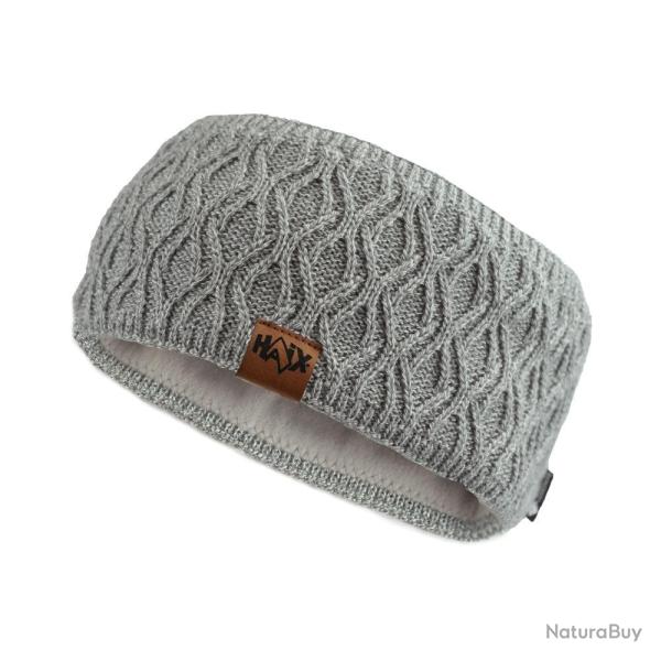Bandeau Haix BC Head Band laine vierge doublure polaire - Gris