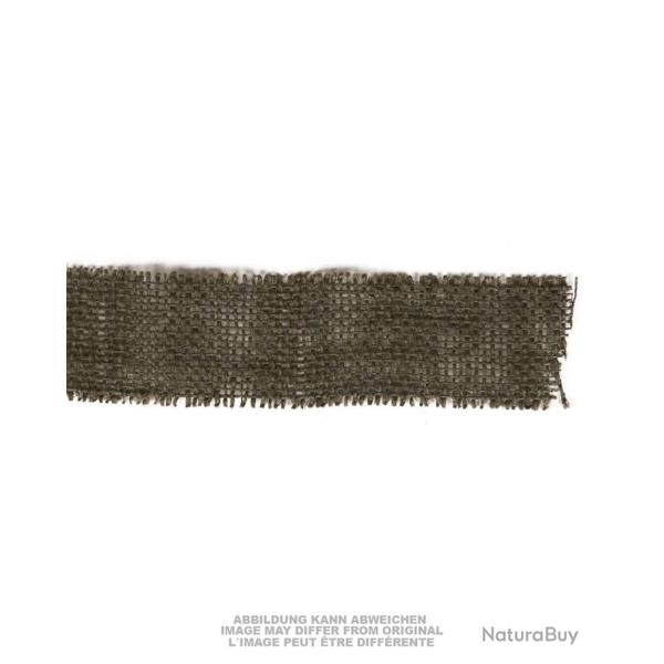 Bandes de jute pour filet de camouflage type US 90 m en 5 cm, lot de 2 - Vert olive