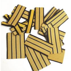 Bandes de manche d'officier de la marine est-allemande, lot de 10 - Autre