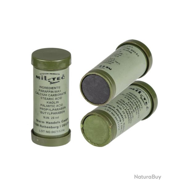 B�ton de cr�me de camouflage Mil-Tec - Vert olive