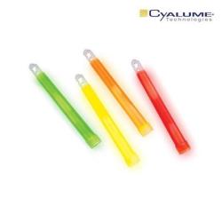 B&acirc;ton lumineux Cyalume Chemlight 15 cm trois autonomies - Orange / 12 heures