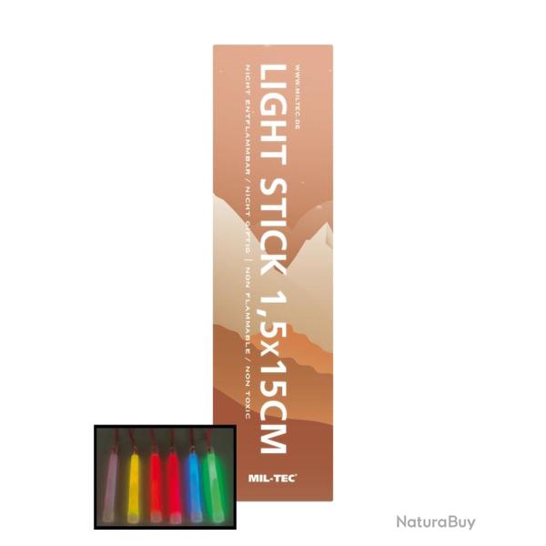 B�ton lumineux Mil-Tec 15 cm 8H - Orange