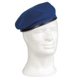 B&eacute;ret commando type Bundeswehr Mil-Tec en laine m&eacute;rinos - Bleu / 55 cm