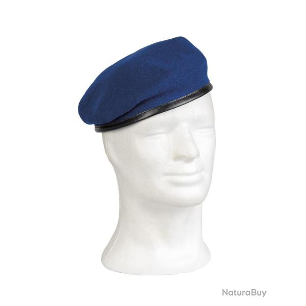 B�ret commando type Bundeswehr Mil-Tec en laine m�rinos - Bleu / 59 cm